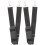 Instrument Case Strap Black 2pcs 8
