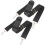Instrument Case Strap Black 2pcs 7