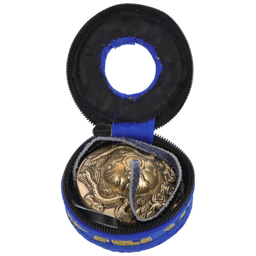1pc Meditation Cymbal Bell with Storage Bag