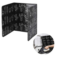 Aluminum Foil Barrier Frying Splatter Screen Kitchen Cooking Guard