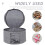 Hat Carrier Case For Travel Grey Pvc 1 Pcs 8