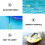 1pair Adjustable Length Pp Kayak Paddle Blue Plastic Boat Oars 9