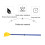 1pair Adjustable Length Pp Kayak Paddle Blue Plastic Boat Oars 11