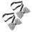 2Pcs Sequin Rhinestone Bow Ties For Men And Boys 1