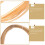 4 Rolls Rattan Bamboo Strips Decorative Materials For Basket Weaving 8