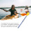 Worgeous Plastic Paddle Detachable Telescoping Canoe Child Blue 8
