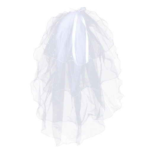 Bride Veil With Comb Wedding Bow Veil Brides Short Veils
