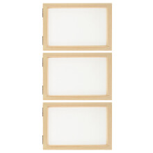 3 pezzi telaio legno per fabbricazione carta fai da te artigianale