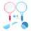 set racchette tennis , badminton, kit 4