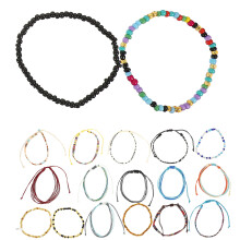 braccialetti caviglia con colorate, 18