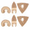 6PCS Harte Legierung Sägeblätter Multifunktionale 6