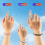 Natural Bug Repellent Bracelet 6-Pack Refills Adjustable Deet-Free 16