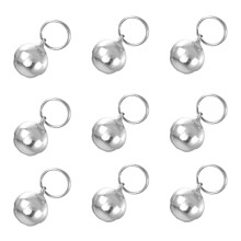 10 sininhos 18 mm prateados para coleira de cão, e
