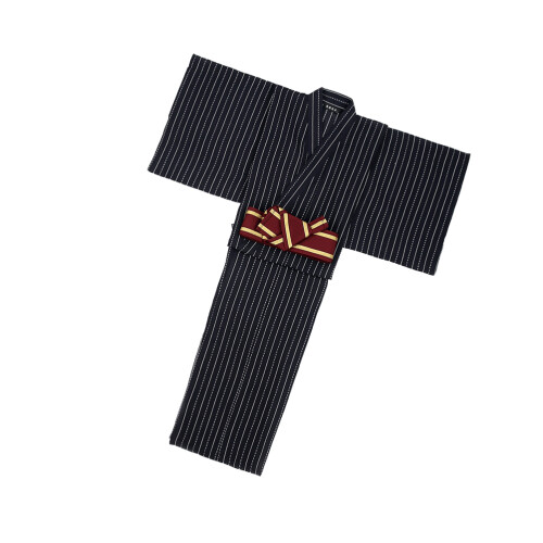 1 Quimono Samurai Japonês Preto com Faixa