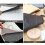 100 unidades papel preto com revestimento 7