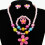 2 Conjuntos De Com Colar, Pulseira, E Para 5
