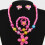2 Conjuntos De Com Colar, Pulseira, E Para 8