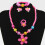 2 Conjuntos De Com Colar, Pulseira, E Para 6