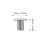 200Pcs Flat Head Aluminum Alloy Rivets Silver Tone Practical DIY Tool 2