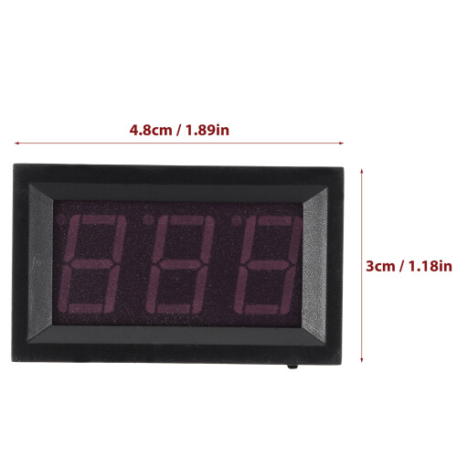 medidor de tensão ac 25-500v com cabeçote e 2 2