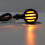 Motorradblinker mit Grillabdeckung, 5W, bernsteinfarbenes Gelb 4