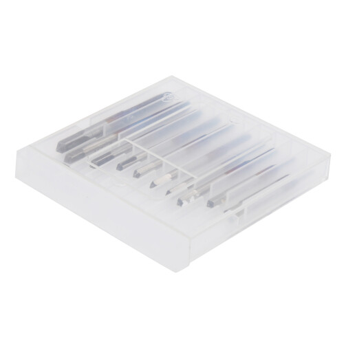 10-teiliges Gewindebohrer-Set, gerade Nut, 1