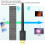 Adaptador USB Bluetooth y WiFi 2 en 1 para PC 5