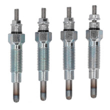 (As show, One size) Set of 4 Metal Heater Glow Plugs for Bobcat Skid Steer Models 643, 645, 743 - Replacement