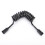 Schwarz Haushalt Badezimmer Toilette PU Handheld 2