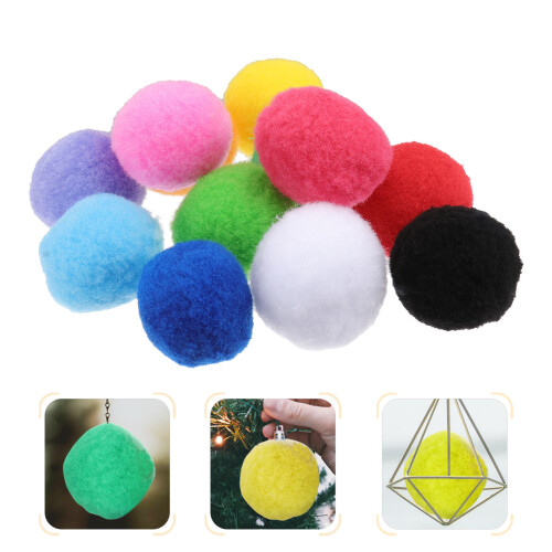 20 4 Cm Gekleurde Pompons Kitten Speelgoed DIY Projecten 2