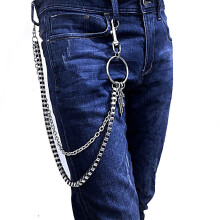 2 Retro Kruisvormige Broekketting Jongens Hip-Hop Gebruik