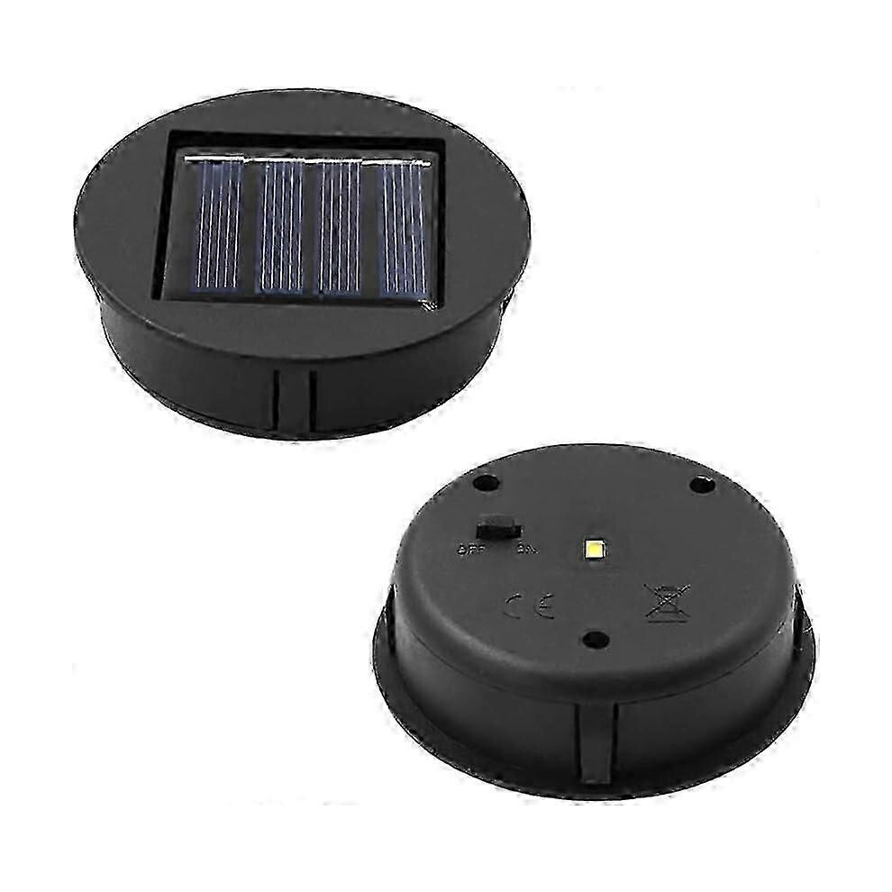 Kikidex (As Show, One Size) Solar Panel Lantern Replacement Cover - 2 Pcs Replacement Bulb For Hanging Lanterns