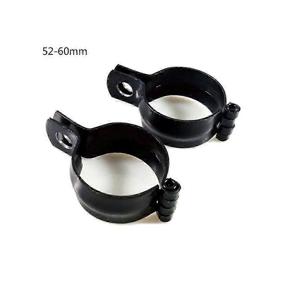 Kikidex (32Mm-41Mm, ) 2Pcs Turn Signal Spotlight Mount Brackets For Motorcycle Light Clamp Holder Silver