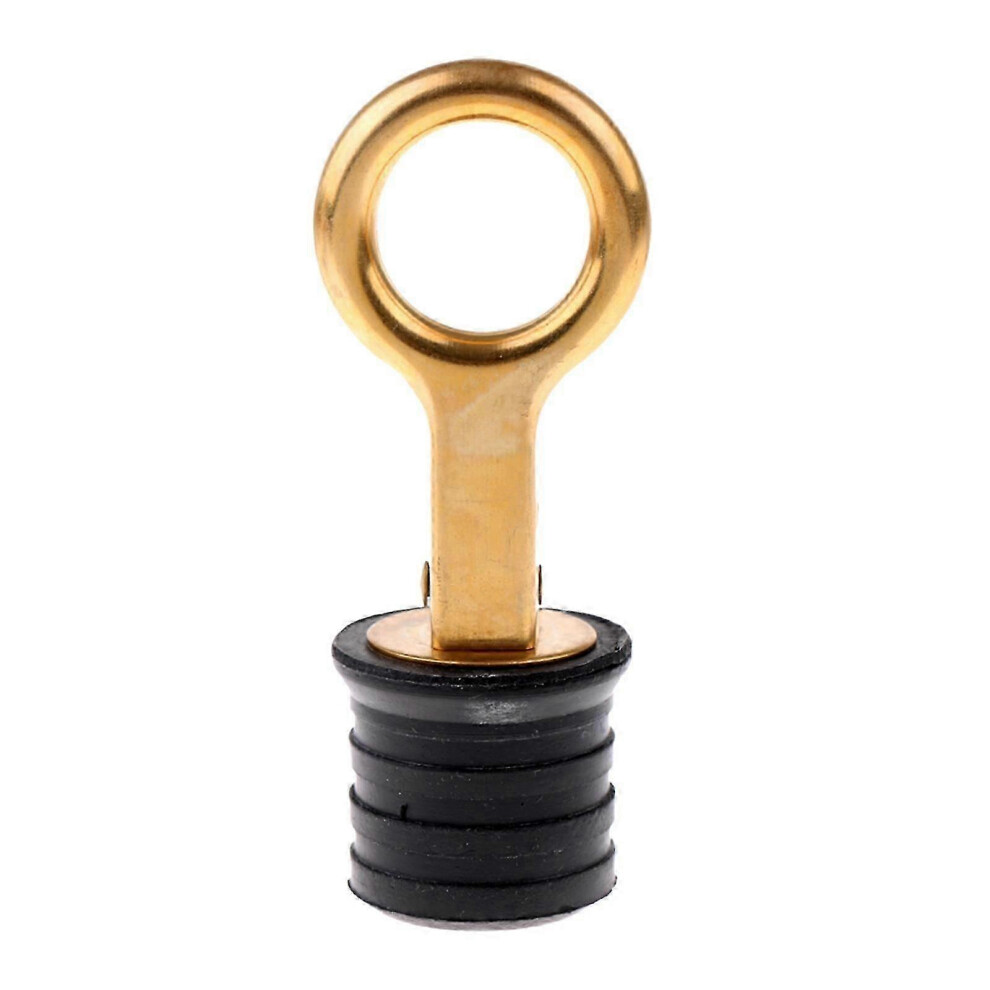 Kikidex (As Show, One Size) 30Mm Brass Rubber Marine Boat Drain Plug Accessories