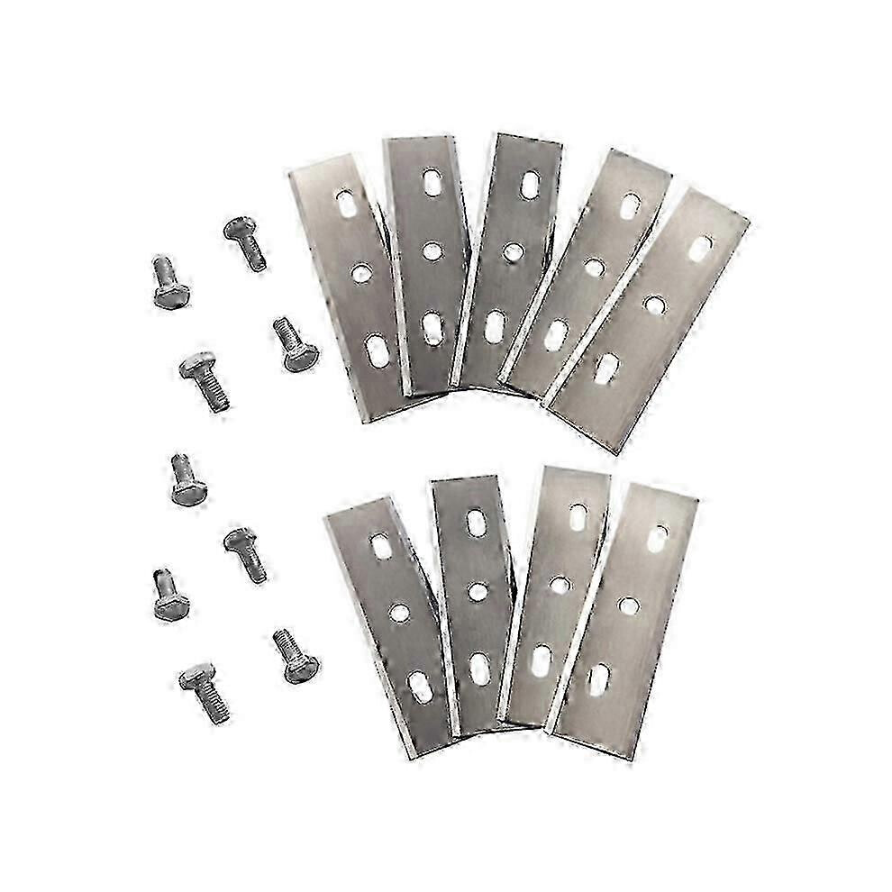 Kikidex (As Show, One Size) 9-Piece Al-Ko Robolinho 500/700/1150/1200/2000 Lawnmower Blade Kit In Stainless Steel