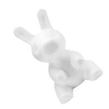1 Stuks Cadeau Leer Konijnvormige Mal Witte DIY Craft Mould