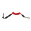 Elastische Kayak Peddel Leash Veiligheid Visstaaf Coil Lanyard 11