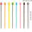 20 Herbruikbare Silicone Kabelbinders Voor Hoofdtelefoon 3