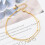 Double Enkelbandje Vrouwen Titanium Staal Mode Sieraden 7