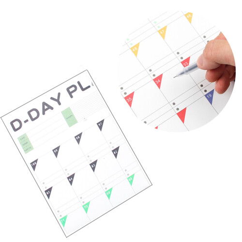 100-Daagse Tellerkalender Leerplanning Voor Kinderen Studieplanning 2