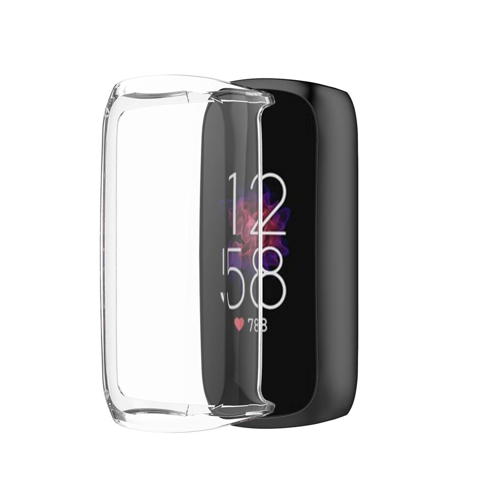 Case Tpu Plated Rugged Full-Cover Bumper Scratch-Proof Protection For Fitbit Luxe Smartwatch 1 Pack 9067246444082