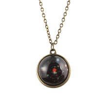 Luminous Moon Necklace Jewellery Lovers Planet Ball Pendant Glass