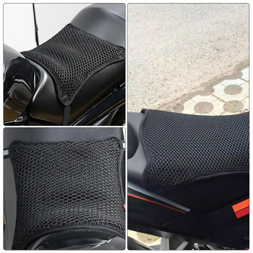 funda acolchada transpirable para asiento de motocicleta 1 2