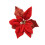 Weihnachtsblumen aus Stoff – 22 cm, Silber 1
