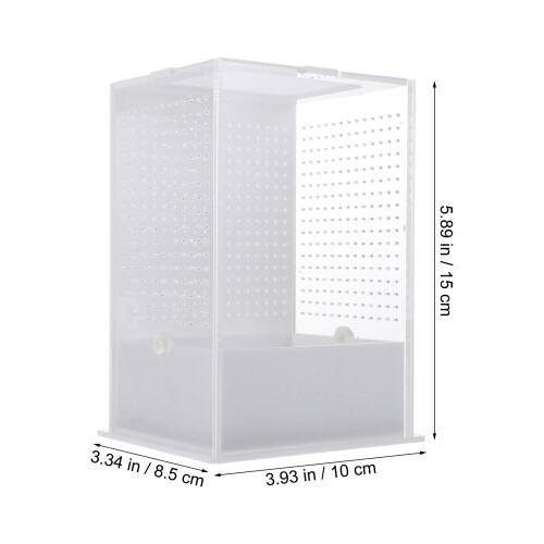 caja de cría y alimentación para mantis, acrílico 1
