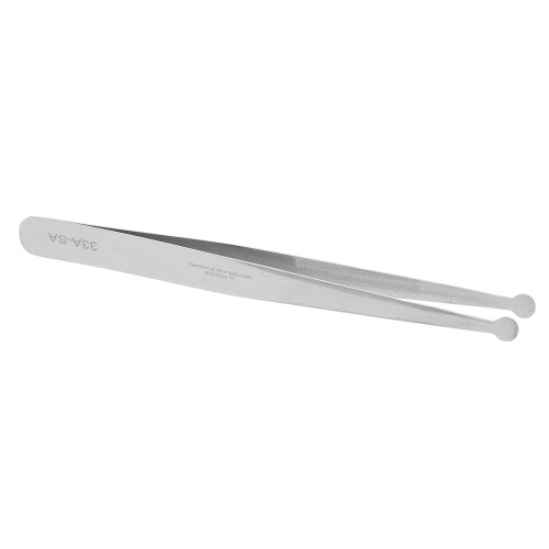 pinzas de precisión antiestáticas inoxidable redonda