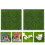 8 Unidades Césped Artificial Micro Paisaje Simulada 9