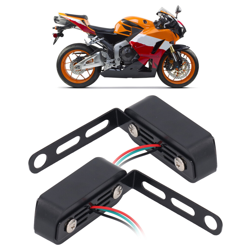 Universal 12V Led Motorcycle Sequential Turn Signals & Red/Yellow 8751357110646