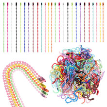 100St Dog Tag Kettingen Met Sluiting Voor Creatieve Sieraden