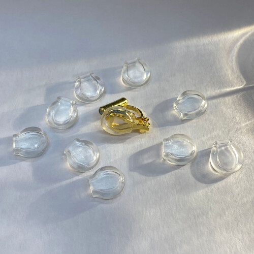 50 Pièces Coussinets En Silicone Pour Boucles D’oreilles 1